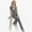 Gray, variant on Women Comfort Medical Uniform Quick-Dry Multi-pocket Design Regular and Petite Medical Uniform Set for S-2XL