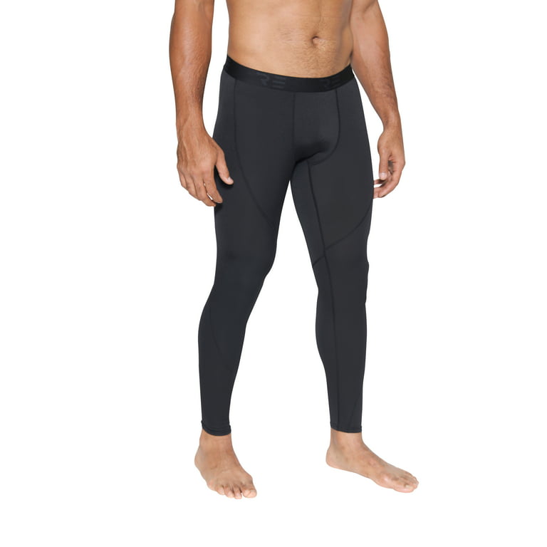 4 Pack: Men's Compression Pants Layer Dry Tights Active Sports Leggings -