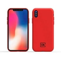 Clik Silicone Case for Apple iPhone X and Xs - Red