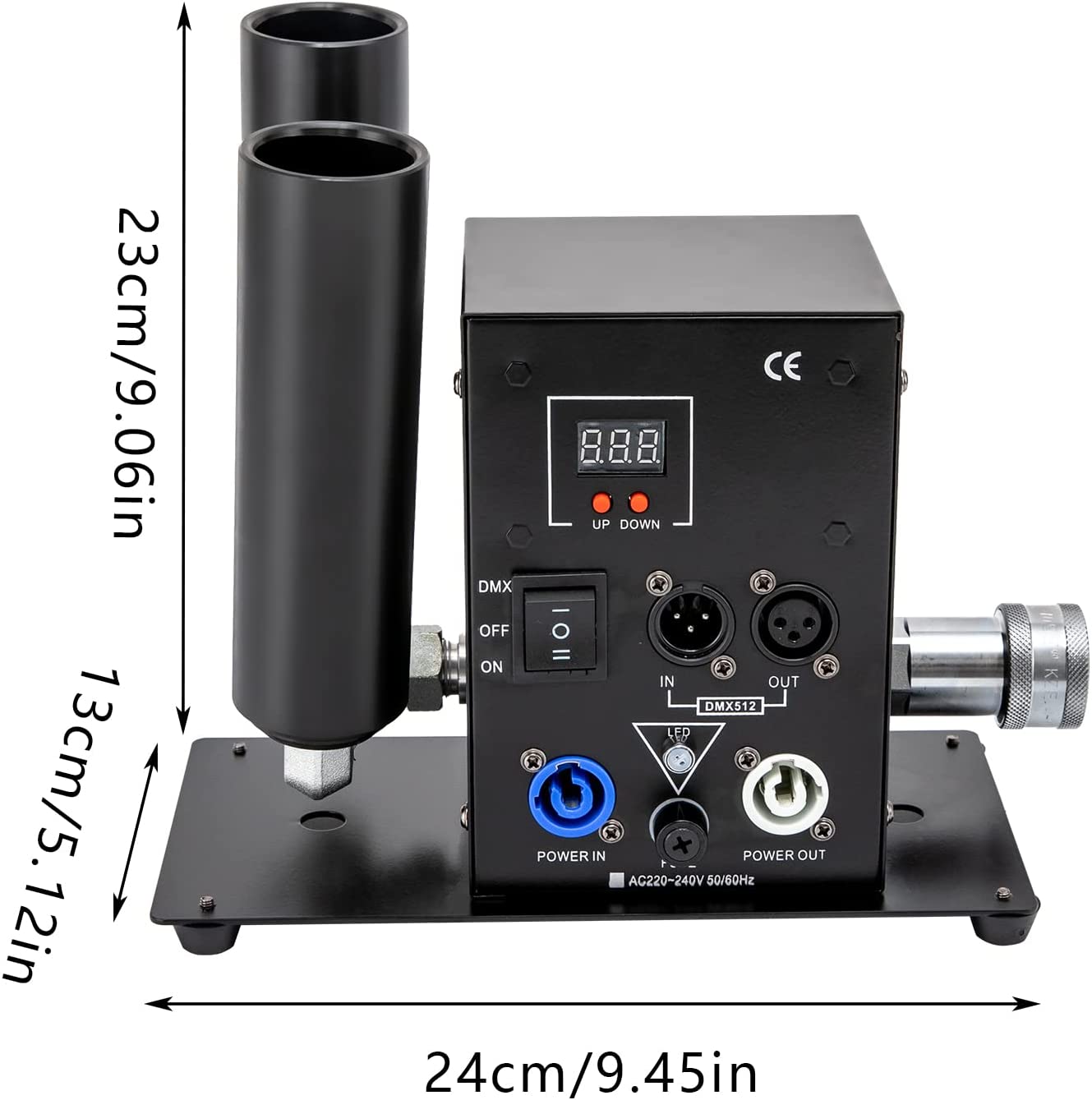 Miumaeov CO2 Jet Machine Stage DMX Control Fog Smoke Machine Night Club Party Stage Show
