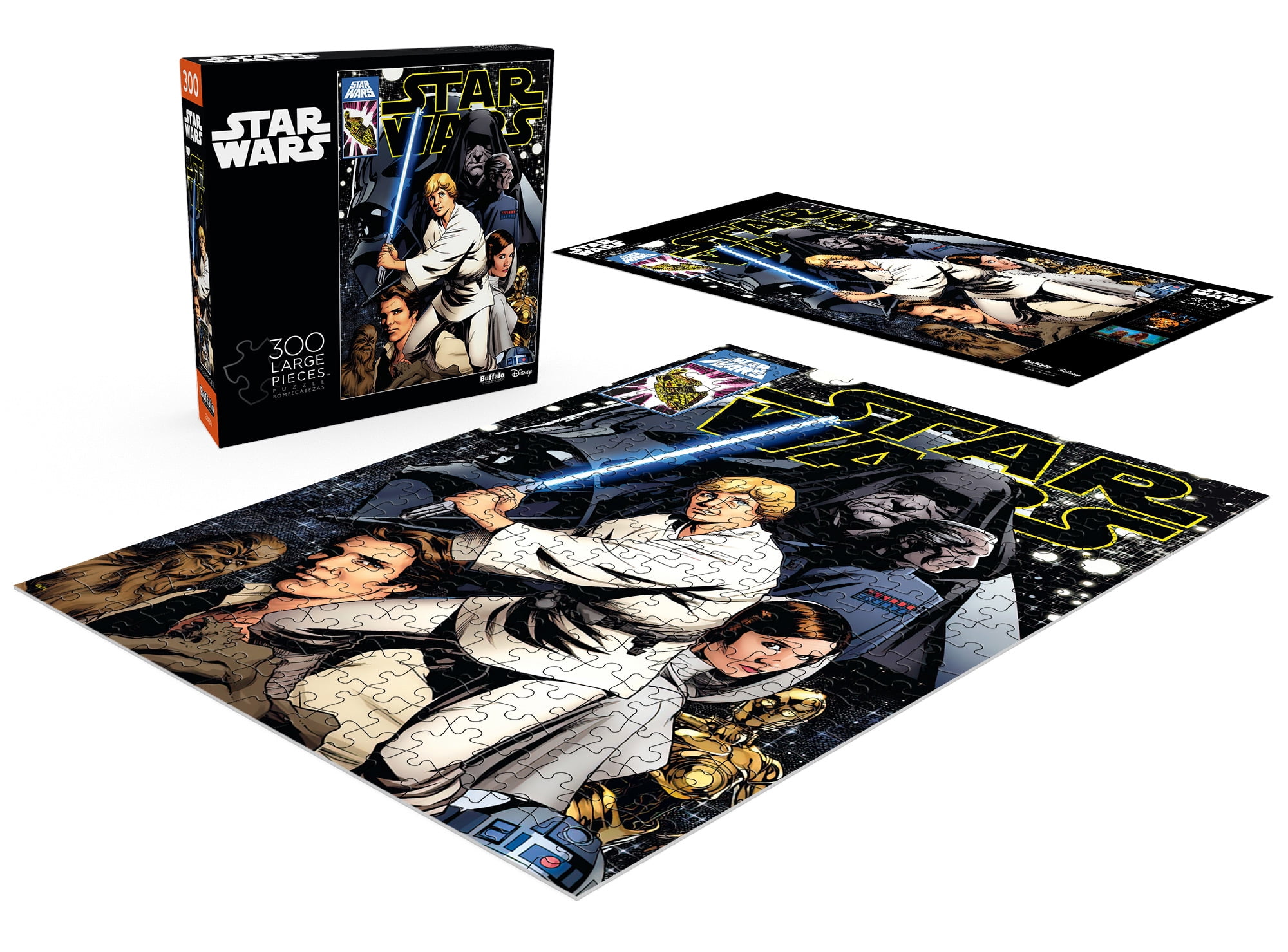 Buffalo Games 300-Piece Star Wars Skywalker Strikes Interlocking Jigsaw Puzzle
