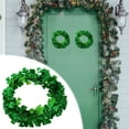 thumbnail image 2 of PRETXORVE St Patricks Day Decorations, Saint Patrick's Day Garland Green Garland St. Patrick's Day Garland Irish Festive Four-Leaf Wreath for Holiday Ornament, 2 of 5