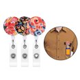 thumbnail image 3 of 3 Pieces Retractable Badge Holder Reel - Holder Reel with Metal Belt Clip for Office Worker - A, 3..5cm A, 3 of 7