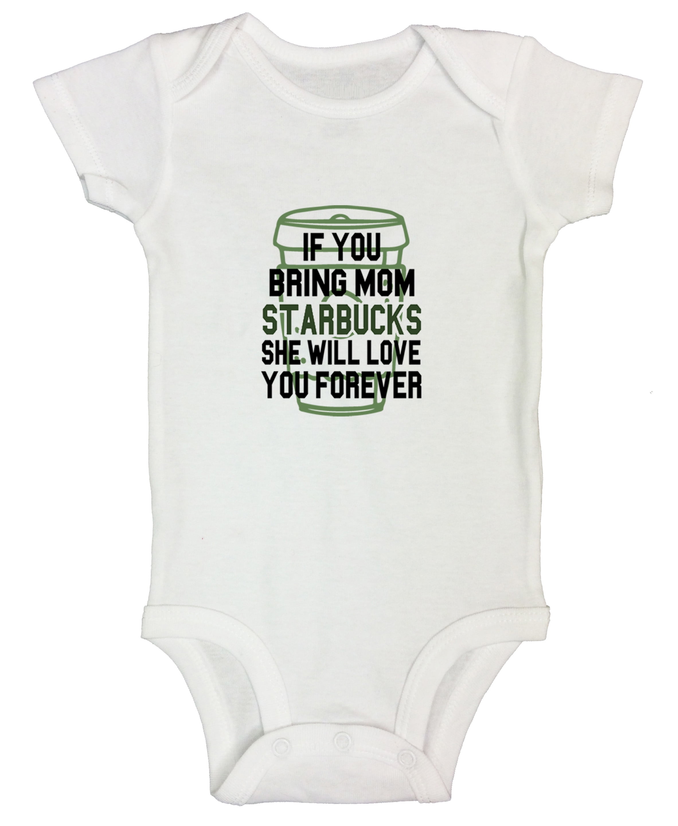 starbucks baby onesie