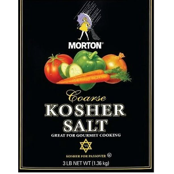 Morton Coarse Kosher Salt 3 Lb Box