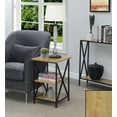 thumbnail image 2 of Convenience Concepts Tucson 3 Tier End Table, English Oak/Black, 2 of 4