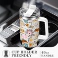 thumbnail image 2 of 40 Oz Nurse Tumbler - Handle, Ideal for Women''s Nurse Day, Birthday, and Christmas, Nursing Appreciation, 2 of 6