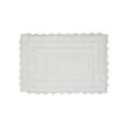 thumbnail image 3 of Better Trends 17" x 24" Bathroom Rug – 100% Cotton, Extra Soft Tufted Reversible Bath Mat, Water-Absorbent, Machine Washable (White) Lilly Crochet Collection, 3 of 7