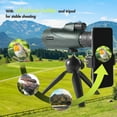 thumbnail image 4 of NEYLANG 10-30x50mm Monocular with Tripod Phone Adapter,Bak-4 Prism FMC Monoculars for Bird Watching ,High Powered Monoculars for Hunting,Campings,Green, 4 of 11