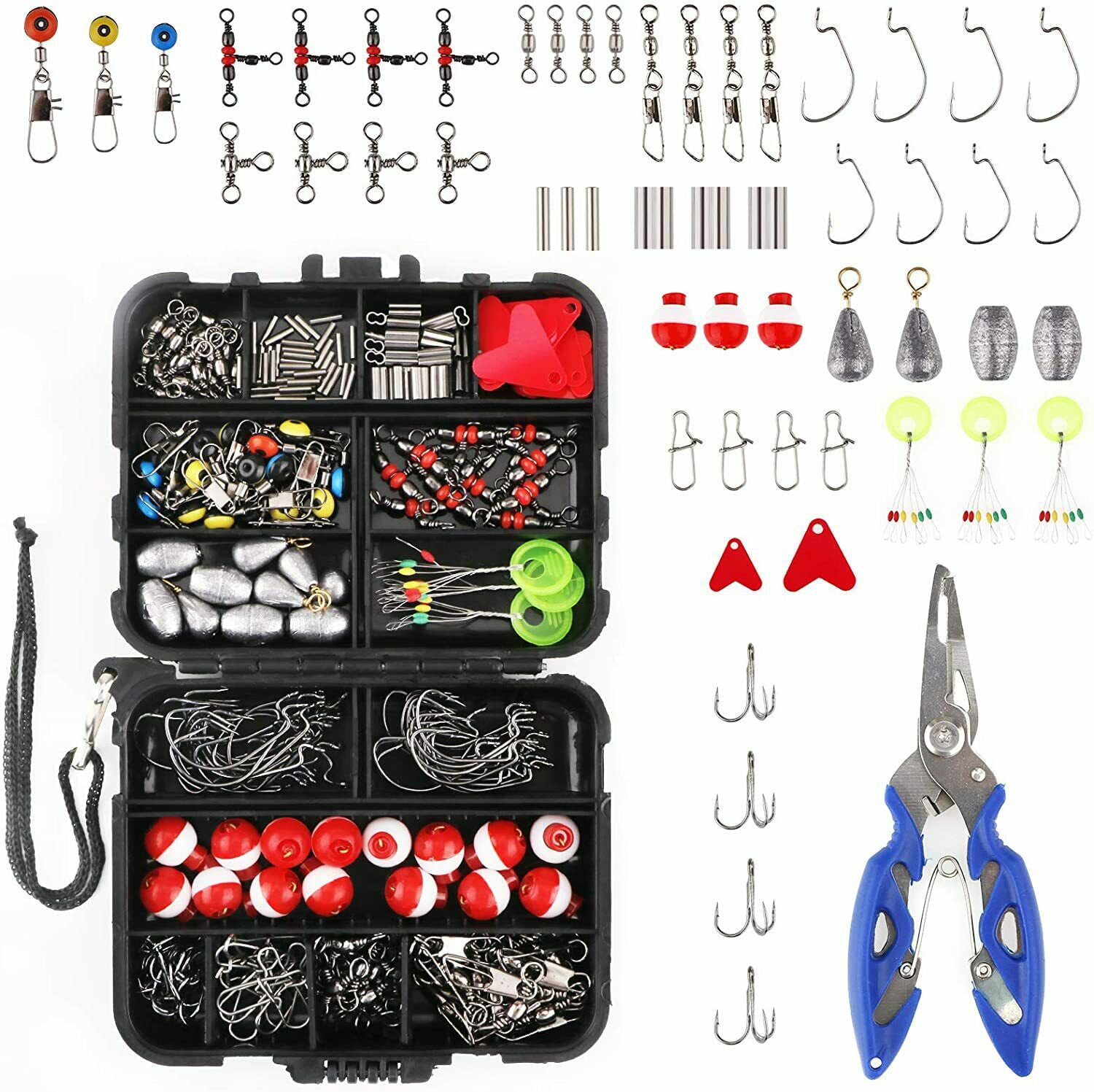 263pcs Fishing Tackle Kit with Terminal Accessories, UK