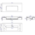 thumbnail image 7 of ALFI brand ABCO48R 48" Solid Concrete Rectangular Countertop Sink, 7 of 7