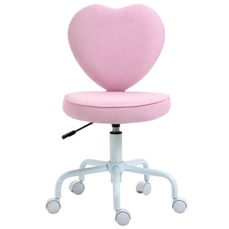 pink office chair heart-shaped back product