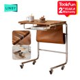 thumbnail image 2 of Tookfun Linsy Home mesa móvil de estilo Retro, mesita de noche, pequeño apartamento, ordenador, escritorio de oficina, ruedas se pueden bloquear, 2 of 4
