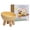 Yellow, variant on The Cat Ladies Tilted Ceramic Cat Bowl - Elevated Food Bowls Ceramic Pet Bowl - Raised Ceramics Bowls - Elevated & Tilted Design for Comfortable Eating - Lilac