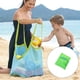 thumbnail image 5 of Vogacara Bolsa de malla para playa, bolsa plegable para arena, juguetes, ropa, toalla, bolso para acampar al aire libre, senderismo, Picnic, bolsa para Juegos de césped Verde L Vogacara FN010459-01, 5 of 6