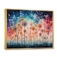 thumbnail image 2 of Designart "Blue Dandelion Floral Euphony II" Floral Floater Framed Wall Decor, 2 of 7