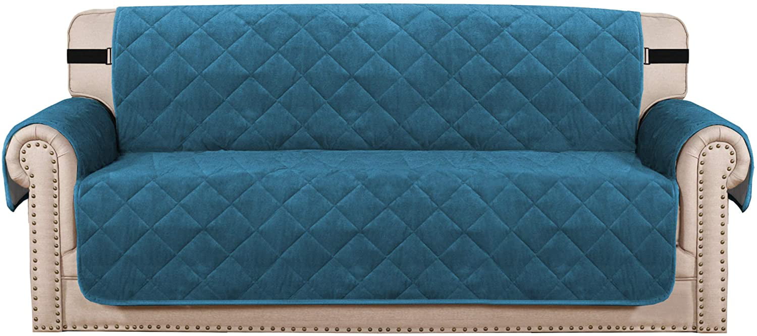 H.VERSAILTEX Sofa Cover Quilted Thick Velvet Plush Couch