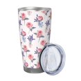 thumbnail image 2 of Goofa Lavender Flowers for 20 oz Skinny Tumbler Stainless Steel Coffee Mug Slim Vacuum Insulated Travel Cup Car Cup-Straw Two-piece Set, 2 of 8