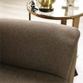 thumbnail image 4 of Furniture of America Vixal Transitional Fabric Upholstered Sofa in Brown, 4 of 6