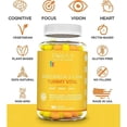 thumbnail image 3 of Ruwaa Nutrition Omega 3-6-9 + DHA Gummies, Cognitive Nootropics, Vegetarian, 90 Count, 3 of 8