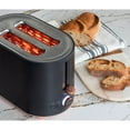thumbnail image 6 of Café Express Finish 2-Slice Toaster | Extra-Wide Slots, Extra Lift for Waffles, Pastries, Texas Toast & More | 4 Pre-Set Functions, 8 Shade Options | Countertop Kitchen Essentials | Matte Black, 6 of 7