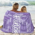 thumbnail image 3 of Custom Blanket with Name Personalized Blankets for Kids Adult Boys Girls Flannel Monogrammed Customized Blankets Throw (30''''x40''''), 3 of 6