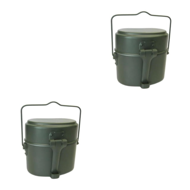 Sonducket 3Pcs/Set Aluminum Pot and Mess Pan Kit for Camping Picnic Cooking Tipo 1 2Conjunto
