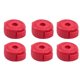 thumbnail image 5 of 6 piezas de tuercas de liberación rápida para tambor, piezas de kit de batería, reemplazo de hebilla de fijación profesional, tuerca de instalación, Rojo, 5 of 8