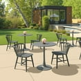 thumbnail image 5 of Shio Dining Chair Black Dining Chair, Modern Style, Weather resistant powder coated aluminum frame, Aluminum, Outdoor Dining, 5 of 11