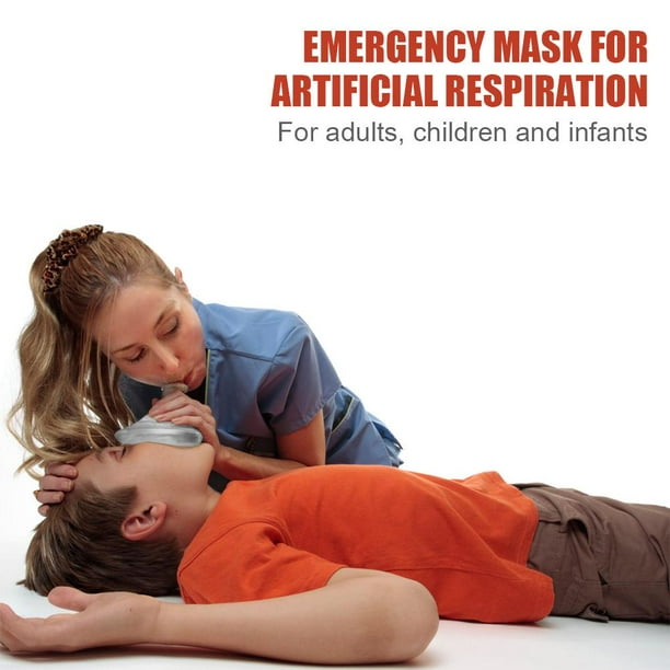 Máscara de respiración CPR con válvula unidireccional Máscaras de respiración artificial reutilizables Likrtyny Para Estrenar