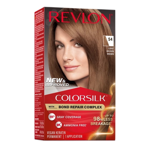 Revlon Colorsilk #54 Light Golden Brown (Pack of 3)