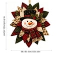 thumbnail image 3 of Lazduis Christmas Fabric Wreath Kit Fabric Patchwork Door Hanging Kit Layered Holiday Home Decoration, 3 of 6