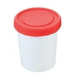 thumbnail image 3 of Vaso de pinta para helado, recipientes para guardar helado, recipiente para postres, transparente para congelador rojo, 3 of 9