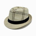 thumbnail image 4 of TFEOQRY Men's Straw Panama Hat UV Protection Wide Brim Breathable Sun Hat for Summer Beach Outdoor Activities, 4 of 4