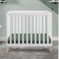 thumbnail image 2 of Delta Children Tucker Mini Baby Crib, Bianca White/Natural, 2 of 6