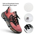 thumbnail image 4 of Red Brick Wall Grass Walking Shoes for Men Woman Lightweight Tennis Fashion Elastic Sports Shoes Cushion Basketball Shoes, 4 of 7