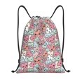 thumbnail image 1 of Fotbe Cartoon Hearts Bolsa Mochila con Cordón Estampada, Bolsa de Gimnasio Deportiva, Bolsa Cinch, Bolsa con Cordón para Hombres y Mujeres-Medium, 1 of 6