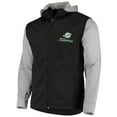 thumbnail image 2 of Men's Dunbrooke Black/Gray Miami Dolphins Alpha Full-Zip Jacket, 2 of 4