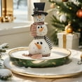 thumbnail image 6 of hengsof Christmas Cloth Snowman Doll Ornaments with Hat & Branches Desktop Figurines for Home Shelves Tree Trimming Festive Accents Ideal for Christmas, 6 of 6
