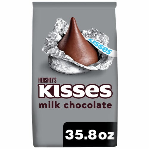 HERSHEY'S KISSES Milk Chocolate Candy Party Pack 35.8 oz