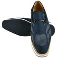 thumbnail image 4 of LIBERTYZENO Mens Classic Formal Shoes Slip On Loafers, Navy 9.5, 4 of 9