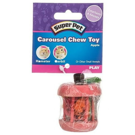 UPC: 0045125620818 | Kaytee PI62081 1.75 in. dia. x 2.25 in. Carousel Chew Toy – Apple