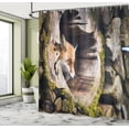 thumbnail image 5 of Ambesonne Animal Shower Curtain, Exotic Furry Creature, 69"Wx84"L, Tan, 5 of 5