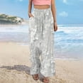 thumbnail image 5 of Simua Women's Lounge Pants Cozy Wide Leg Casual Print Pants with Pockets Loose Flowy Yoga Workout Comfy Trousers, 5 of 6