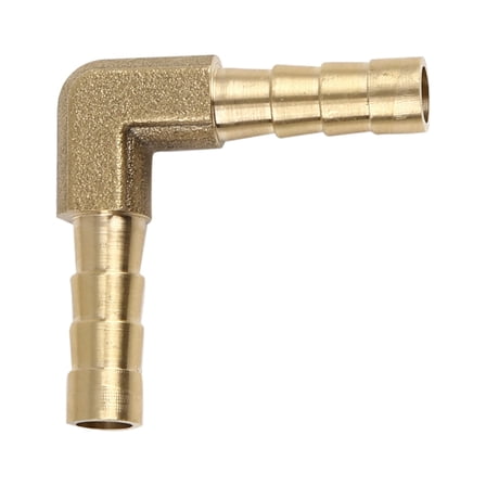 6mm Brass Barb Elbow 90 Degree Male Thread Connector Adaptor for Air Water Gas Oil Pipe