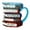 Poignée Bleue, variante sur Tnarru Tasse à Café Accessoire pour Infusions Chaudes Ou Froides Fournitures Colorées Articles de Lecture pour Amateurs de Livres Écrivain Bibliothécaires Poignée Bleue