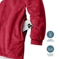 thumbnail image 4 of Bare Home Plush Sherpa Wearable Blanket - Fluffy & Soft - Lightweight - Adult, Red, 4 of 7