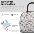 thumbnail image 3 of Womens Pioneer Flower Floral Print Pattern Lunch Box for Work,Insulated Lunch Bag for Women,Loncheras Para Mujer,Leakproof Adult Lunch Bag for Work,Beach,Travel,Picnic,Camping, 3 of 6
