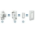 thumbnail image 3 of Wirecon Mobile Home/RV White Decorator Wall Switch W/Plate, 3 of 4