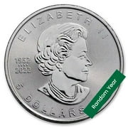 1 oz Silver Maple Leaf Coin - Random Year (Tube of 25)